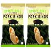 Spicy Dill Pork Rinds | Southern Recipe Small Batch | Keto Friendly, Gluten Free, Low Carb Food | 7g Collagen Per Serving | High Protein | 4 Oz Bag (Pack of 2) view 1