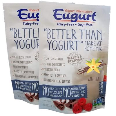 "Better Than Yogurt" Make At Home Mix (Dairy and Soy Free!) (Vanilla, 2-Pack)