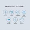 Sirona Disposable Underarm Sweat Pads for Men and Women - 24 Pads (Pack of 2) | Peel-Off | Stain Proof | Anti Perspiration view 4