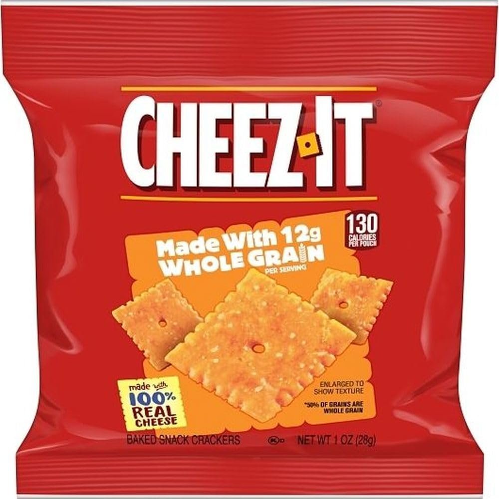 Sunshine Cheez It Whole Grain Cracker, 1 Ounce -- 60 per case.