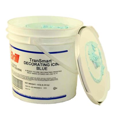 Brill Transmart Blue Decorating Icing, 14 Pound Pail -- 1 each.