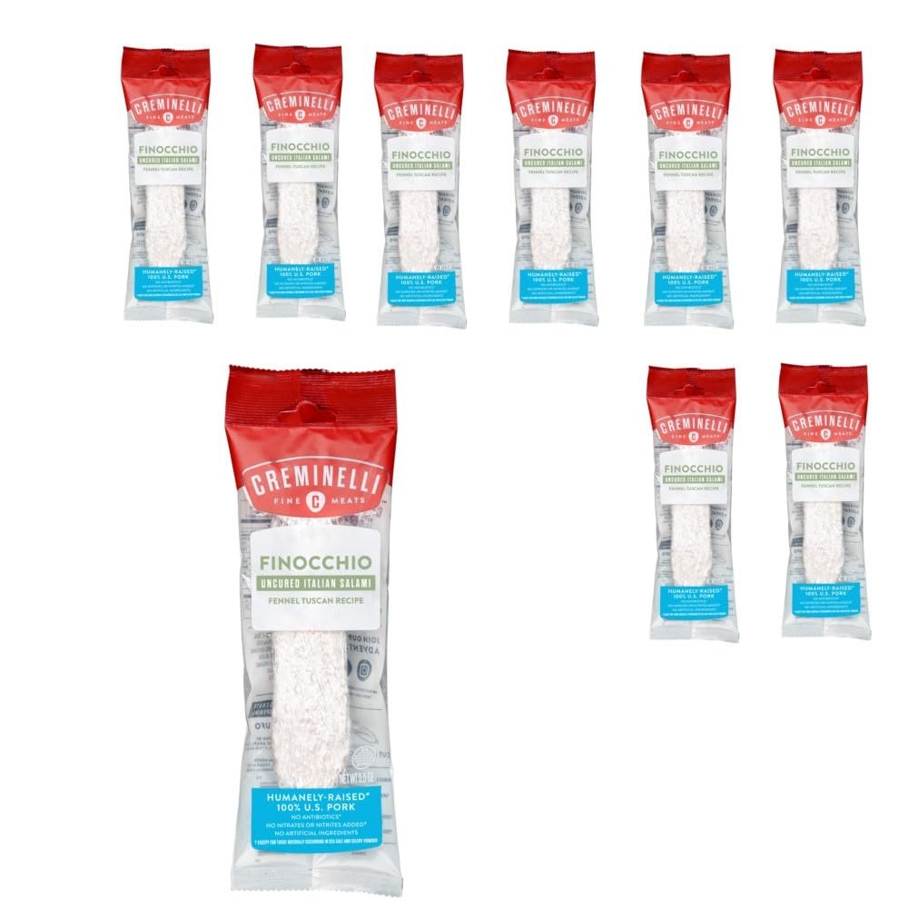 Creminelli Fine Meats Salami Finocchio, 5.5 Ounce -- 9 per case.