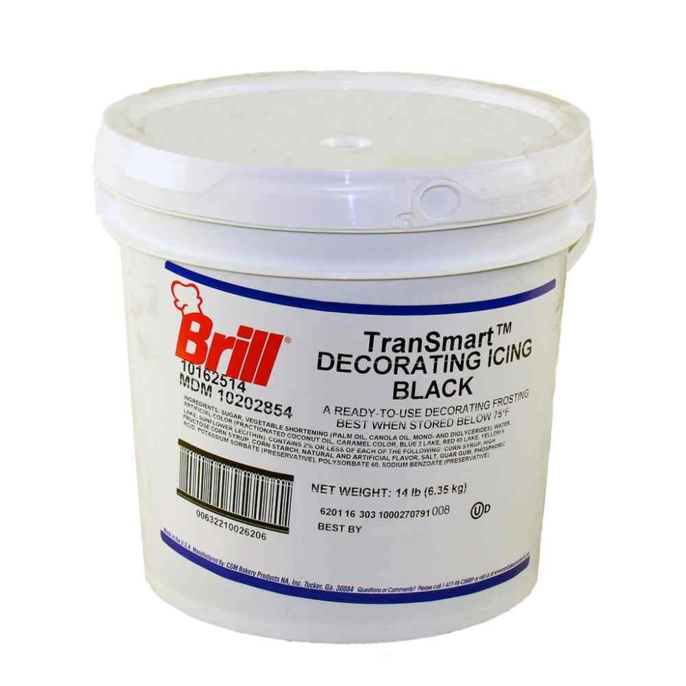 Brill Black Decorating Icing, 14 Pound -- 1 each.