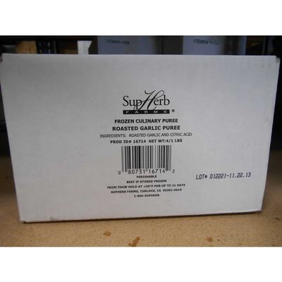 SupHerb Farms Roasted Garlic Puree, 1 Pound -- 4 per case.