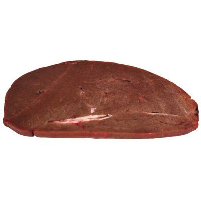 Double Red Provisions Sliced Beef Liver, 4 Ounce -- 40 per case.
