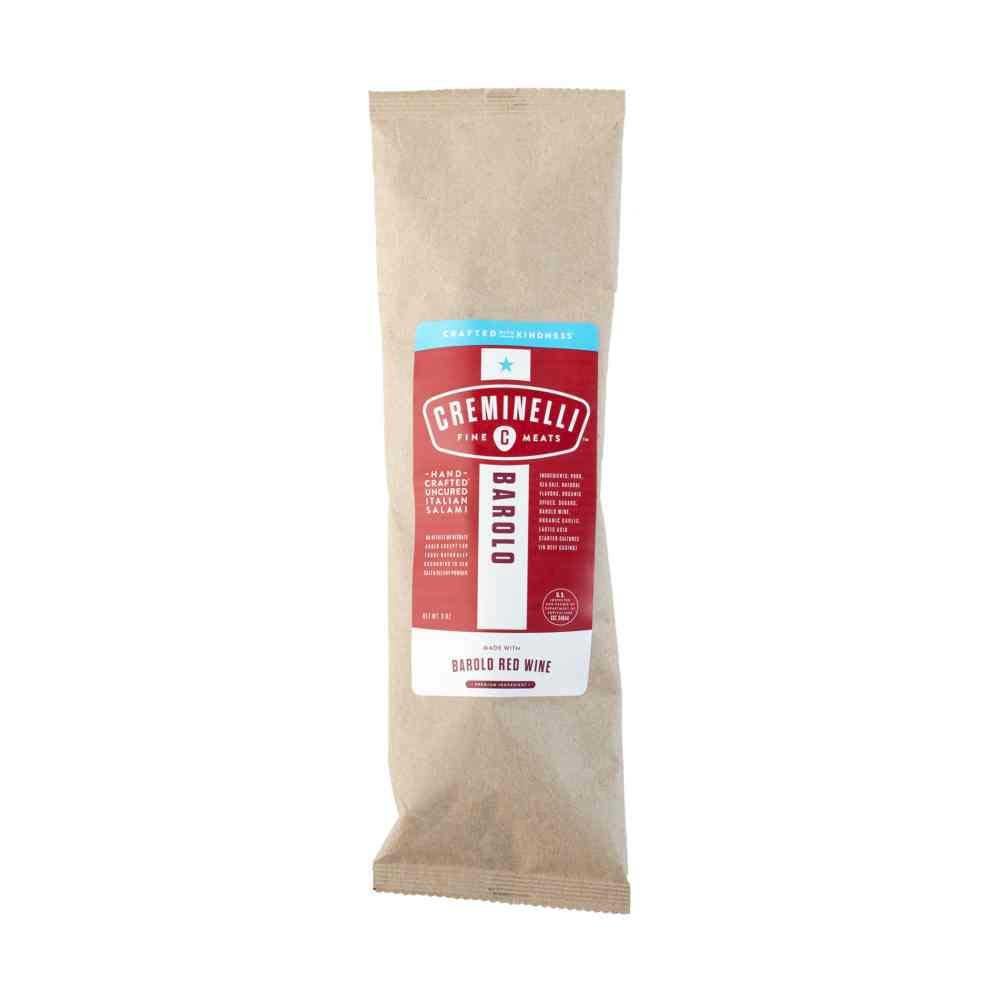 Creminelli Fine Meats Salami Barolo, 6 Ounce -- 9 per case.