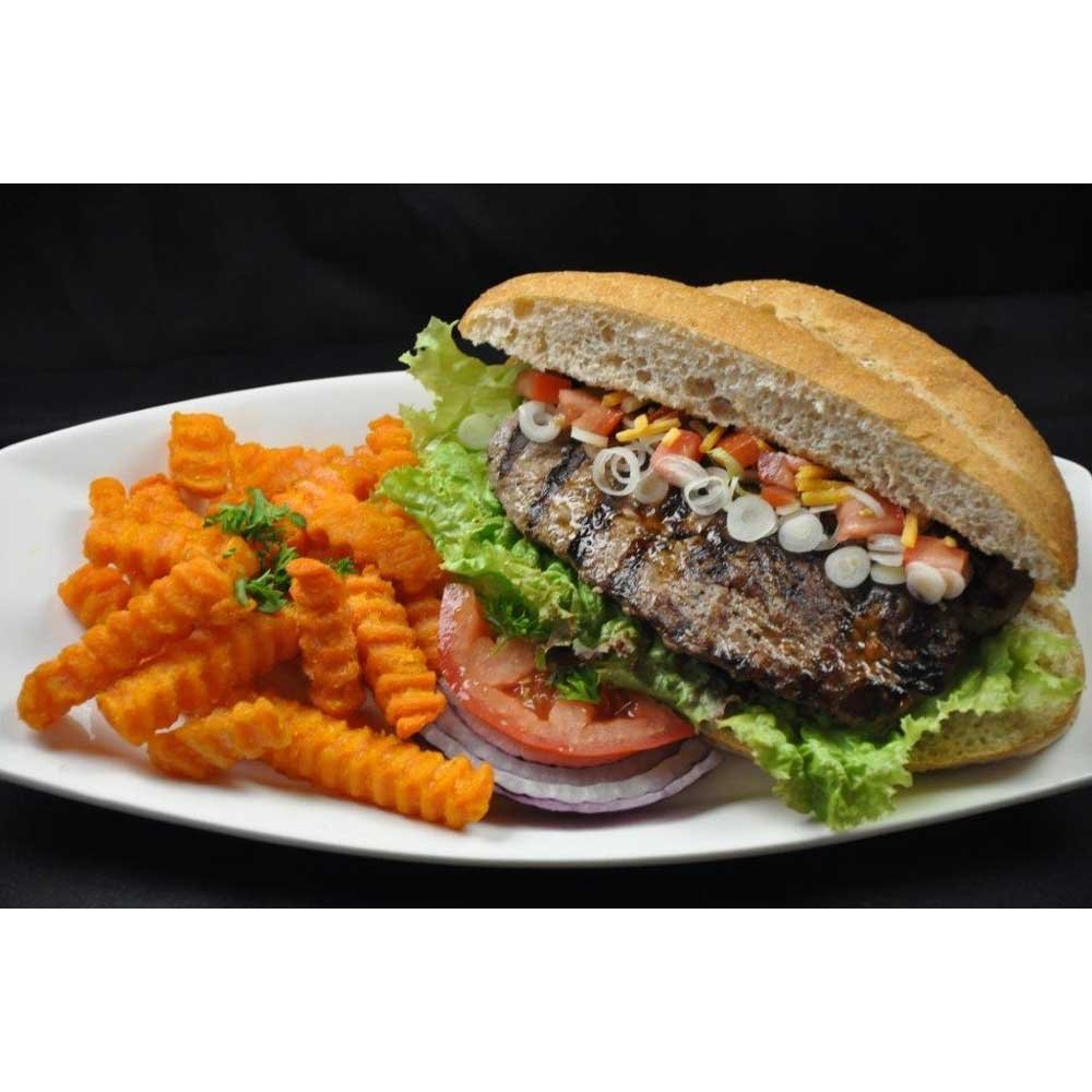 Double Red Provisions Beef Steak Sandwich, 6 Ounce -- 36 per case.