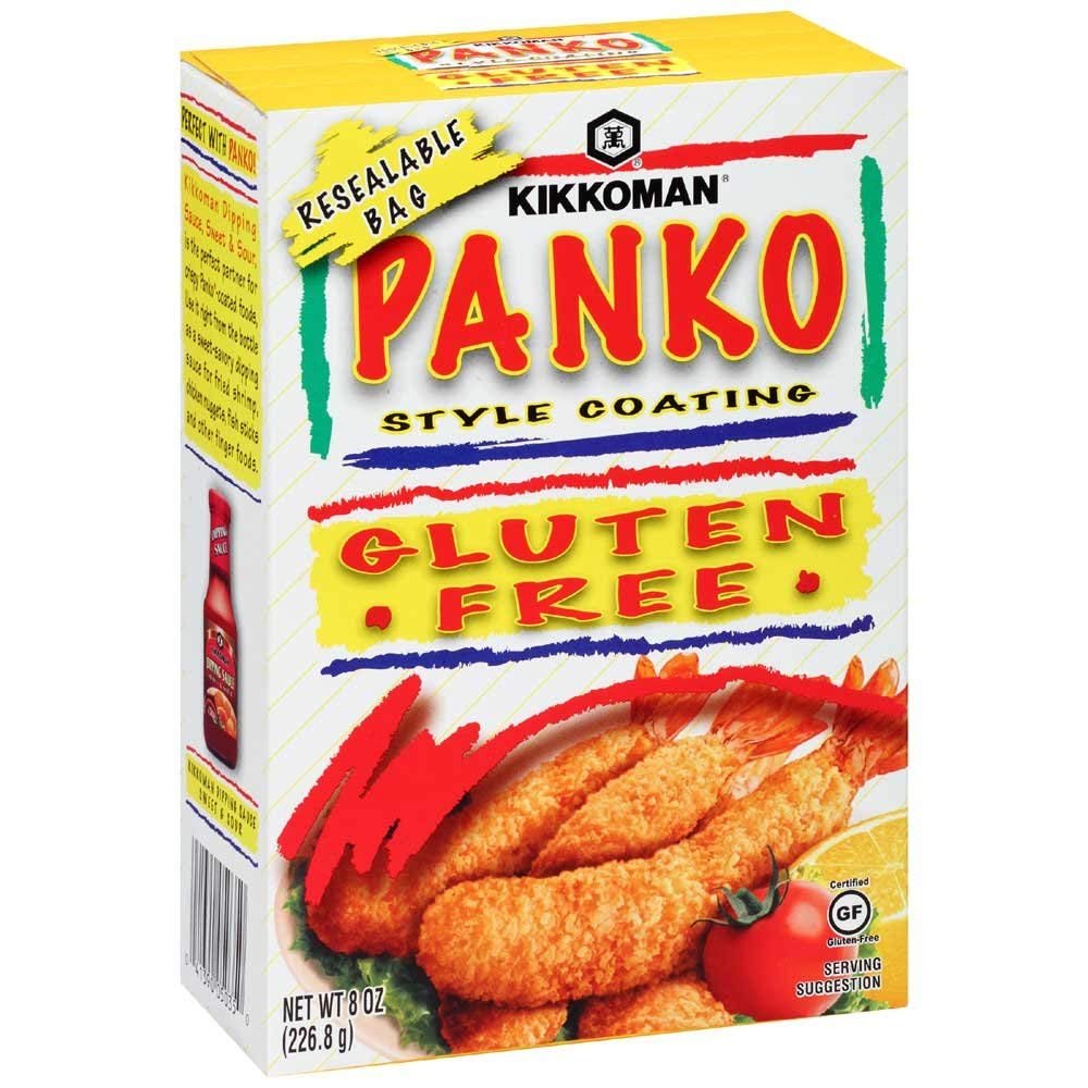 Kikkoman Gluten Free Panko Style Coating, 8 Ounce -- 12 per case.