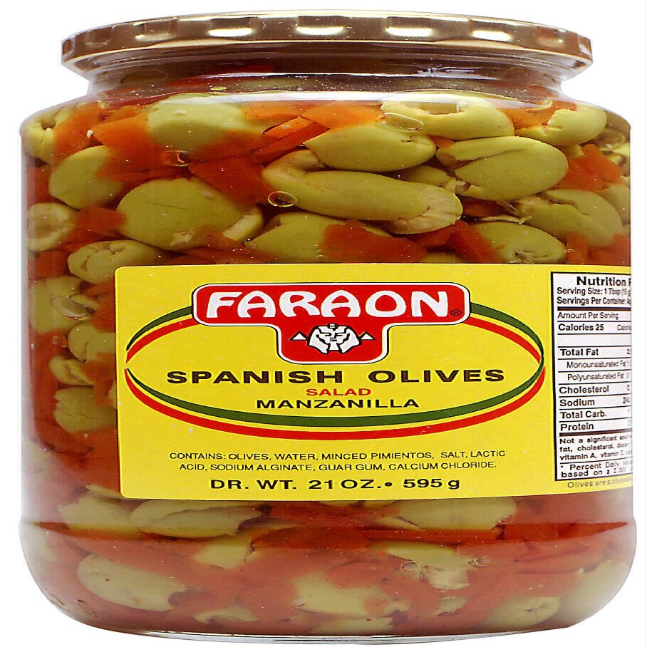 FARAON Olives Salad, 18.3 Ounce (Pack of 12)