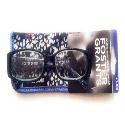 1.50 Foster Grant Vianna Blue Reading Glasses Eyeglasses