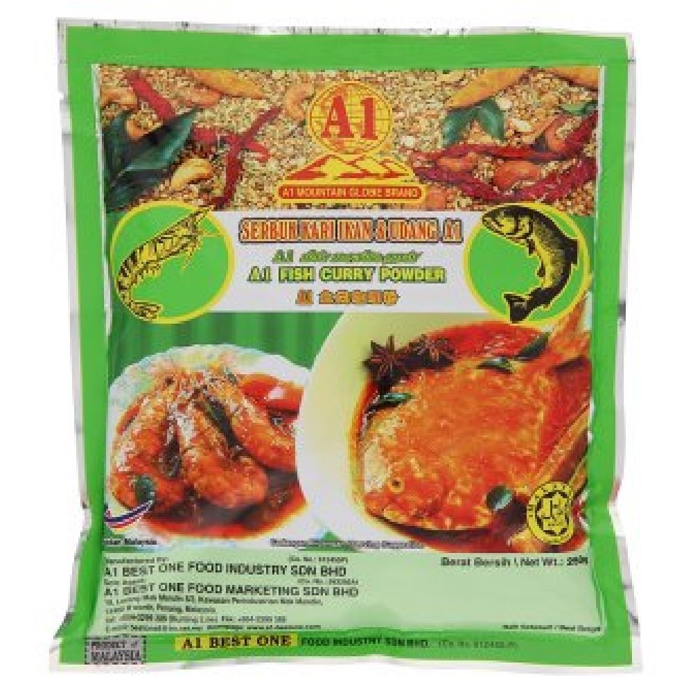 A1 Curry Powder 250g (Fish, 12 Pack)