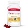 Brain Omega with Lutein and Zeaxanthin  Omega 3 Supplement for Brain, Heart & Eye Health  460 mg DHA, 90 mg EPA, Lutein and Zeaxanthin Supplements  180 Softgels (90 Servings) view 1
