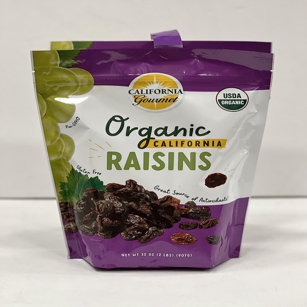 California Gourmet Organic Raisins 2 Pack