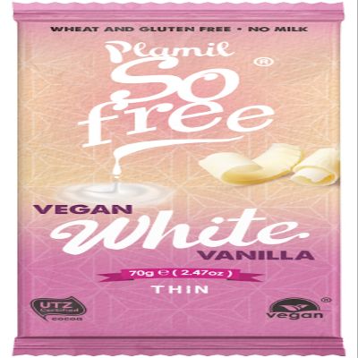 Plamil Organic White Alternative Chocolate So Free Chocolate Bar