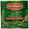 Del Monte Fresh Cut Leaf Spinach - No Salt Added 13.5 oz. (Pack of 2) view 1