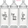 Black - Laundry Room Vinyl Decal Set - Laundry Pods - Fabric Softener - Dryer Sheets - V2 view 1