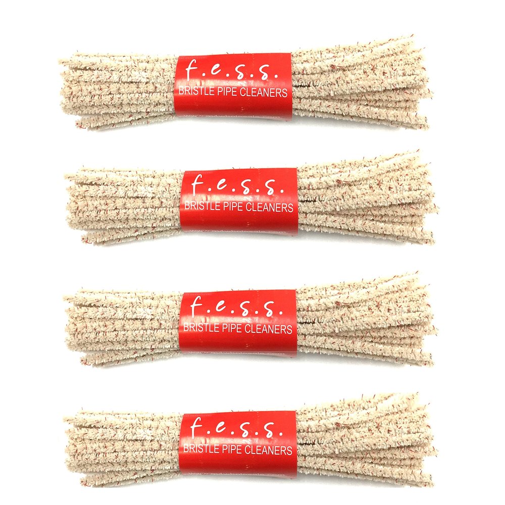 FESS Standard Pipe Cleaners Bristle 4 Packs, 44 Cleaners per Pack, Total of 176