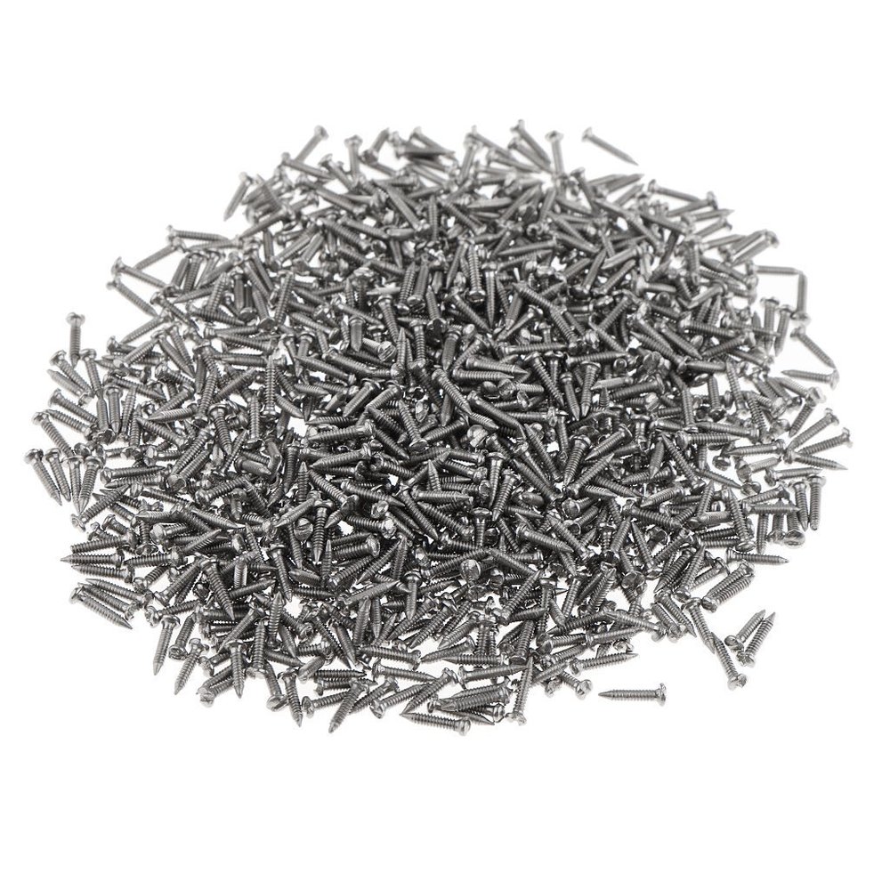 1000pcs Eyeglasses Sunglasses Leg scew Eyeglasses Accessories by dhoptical (2.0 * 1.4 * 4.0 Metal Frame Leg USE)