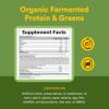 Whole Earth & Sea from Natural Factors, Organic Fermented Greens, Vegan Whole Food Supplement, Unflavored, 13.8 Oz view 4