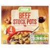 ASDA Beef Stock Pots 4x24g view 1
