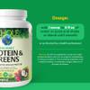 Whole Earth & Sea from Natural Factors, Organic Fermented Protein & Greens, Vegan Whole Food Supplement, Tropical, 1lb 7.3 Oz view 3