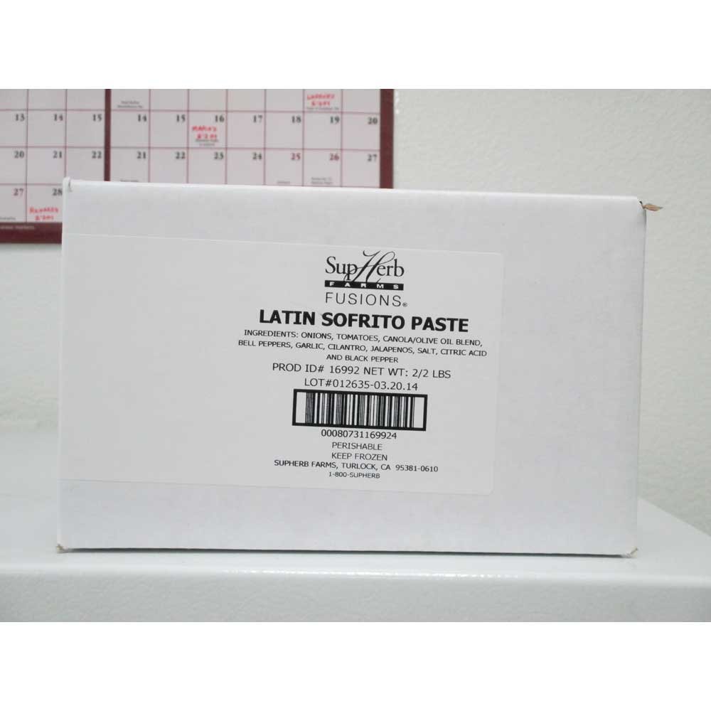 SupHerb Farms Latin Sofrito Paste, 2 Pound -- 2 per case.