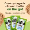 Once Again Organic Almond Butter Packets, Roasted - Individual Nut Butter Packets for Snacks, Travel, Lunches - Single Serve Squeeze Packs - Vegan, Non-GMO, Gluten Free - 1.15 Ounce Packs, 10 Count view 3