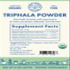 Pure Indian Foods Organic Triphala Powder, 8 oz in Resealable Bulk Bag, Non-GMO, Gluten-Free, Non-Irradiated, Dietary Supplement view 2