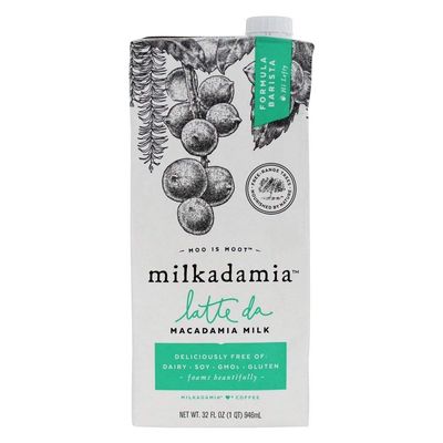 Milkadamia - Gluten Free Macadamia Milk Latte Da - 32 fl. oz.