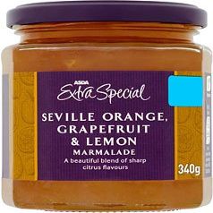 Asda Extra Special Seville Orange, Grapefruit & Lemon Marmalade 340g