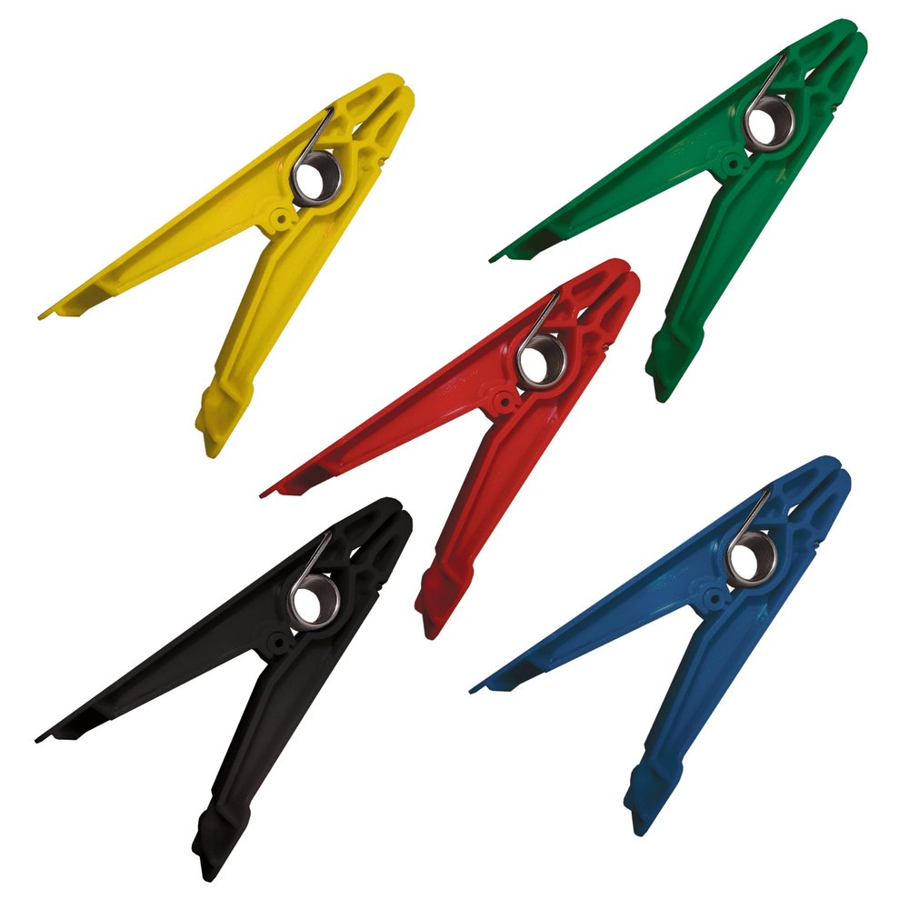 Rehabilitation Advantage Color Coded 5 Piece Pinch Pins Progressing Resistance Levels Variety Set