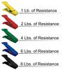 Rehabilitation Advantage Color Coded 5 Piece Pinch Pins Progressing Resistance Levels Variety Set view 2