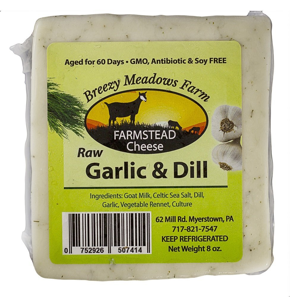 Breezy Meadows Farm Raw Goat Cheese 8 OZ