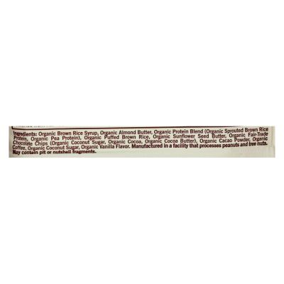 GOMACRO, BAR, OG2, Mocha, Choc CHIP, Pack of 12, Size 2.3 OZ - No Artificial Ingredients Gluten Free Kosher Vegan 95%+ Organic