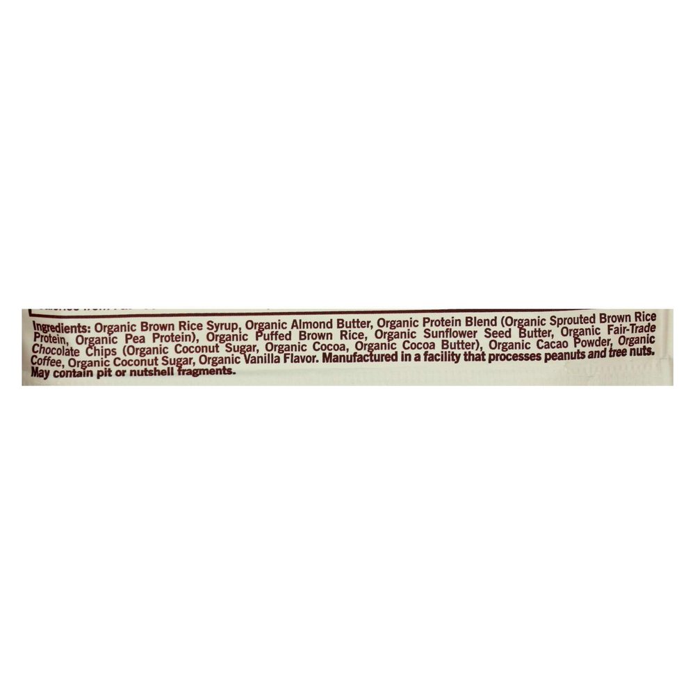 GOMACRO, BAR, OG2, Mocha, Choc CHIP, Pack of 12, Size 2.3 OZ - No Artificial Ingredients Gluten Free Kosher Vegan 95%+ Organic