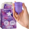 Venus Menstrual Cup (Period Cup for Women) - Best for Heavy Flow - 12 Hours Leak-Free Protection - 100% Medical-Grade Silicone Reusable Cup - Unique Design to Ease Your Period Cycle | Large view 1