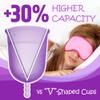 Venus Menstrual Cup (Period Cup for Women) - Best for Heavy Flow - 12 Hours Leak-Free Protection - 100% Medical-Grade Silicone Reusable Cup - Unique Design to Ease Your Period Cycle | Large view 4