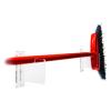 Better Display Cases Deluxe Clear Acrylic Broom Horizontal Wall Mount Bracket (A023-BD-SS) view 1