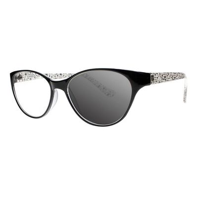 Newsight Retro Style 3 Colors Designer Cat Eye Reading Glasses Sunglasses (Black, 2.0)