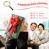 Magnifying Glass 6X + 8X Magnification Magnifier Handheld Magnifier for Science, Reading Book, Inspection. (6X Gold) view 3
