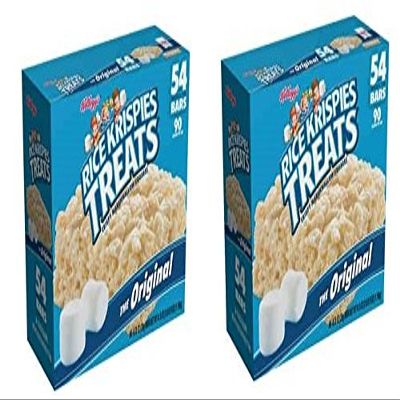 Rice Krispies Treats, Original Marshmallow, 2 Packages(54 Count Carton)