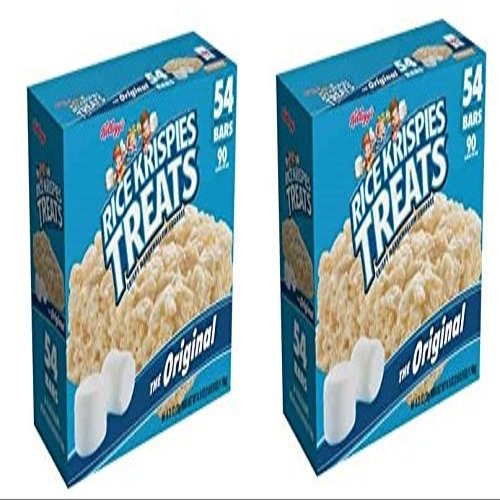 Rice Krispies Treats, Original Marshmallow, 2 Packages(54 Count Carton)