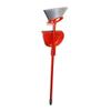 Better Display Cases Deluxe Clear Acrylic Broom and Dust Pan (NOT Included) Vertical Wall Mount Holder (A052) view 1