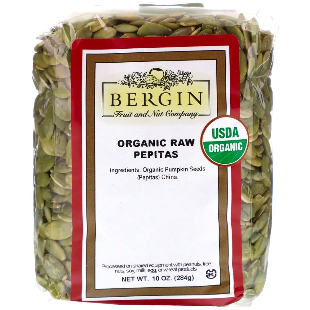 Bergin Fruit and Nut Company Organic Raw Pepitas, 10 oz (284 g)