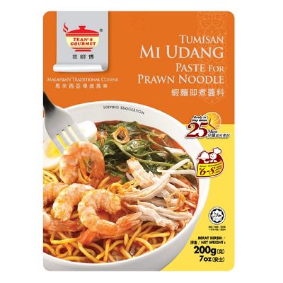 Tean's Gourmet Paste/Sauce 200g (Prawn Noodle Paste, 6 Pack)