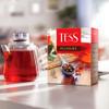 Tess Pleasure Black Tea Lemon Sorghum Apple Pieces Cornflower Petals Rose Hips 100 Pcs view 4