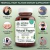 Natural Nutra Papaya Chewable Enzymes for Digestion and Body Cleanse - Supports Digestive Health, Ease Gastrointestinal Discomfort - Nutrient Absorption and Reduces Bloating - 90 Vegan Tablets view 3