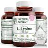 Natural Nutra L Lysine HCl, Promotes Bone Health and Growth, Support Skin Health, Improve Vitamin C Absorption, Helps Built Collagen, Improve Calcium Absorption, Non-GMO, Vegan, 500 mg, 250 Capsules. view 1
