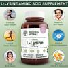 Natural Nutra L Lysine HCl, Promotes Bone Health and Growth, Support Skin Health, Improve Vitamin C Absorption, Helps Built Collagen, Improve Calcium Absorption, Non-GMO, Vegan, 500 mg, 250 Capsules. view 3