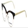 Marie Claire Unisex Reading Glasses with Clear Lenses | Cream | Magnification 5.00x view 1